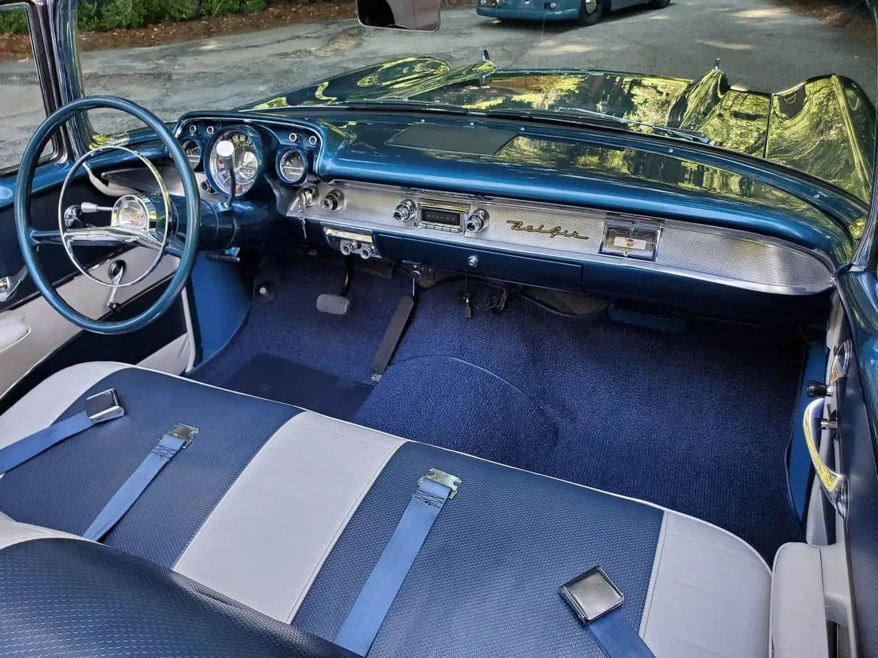 1957 Chevrolet Bel Air Convertible, view