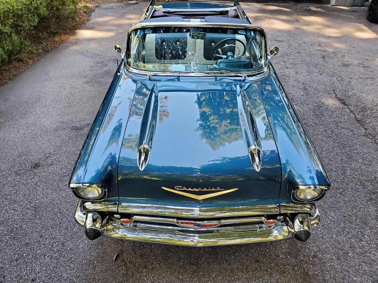 1957 Chevrolet Bel Air Convertible, view