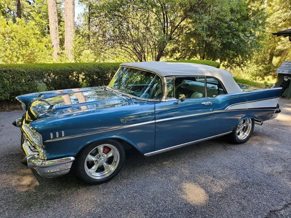 1957 Chevrolet Bel Air Convertible, view