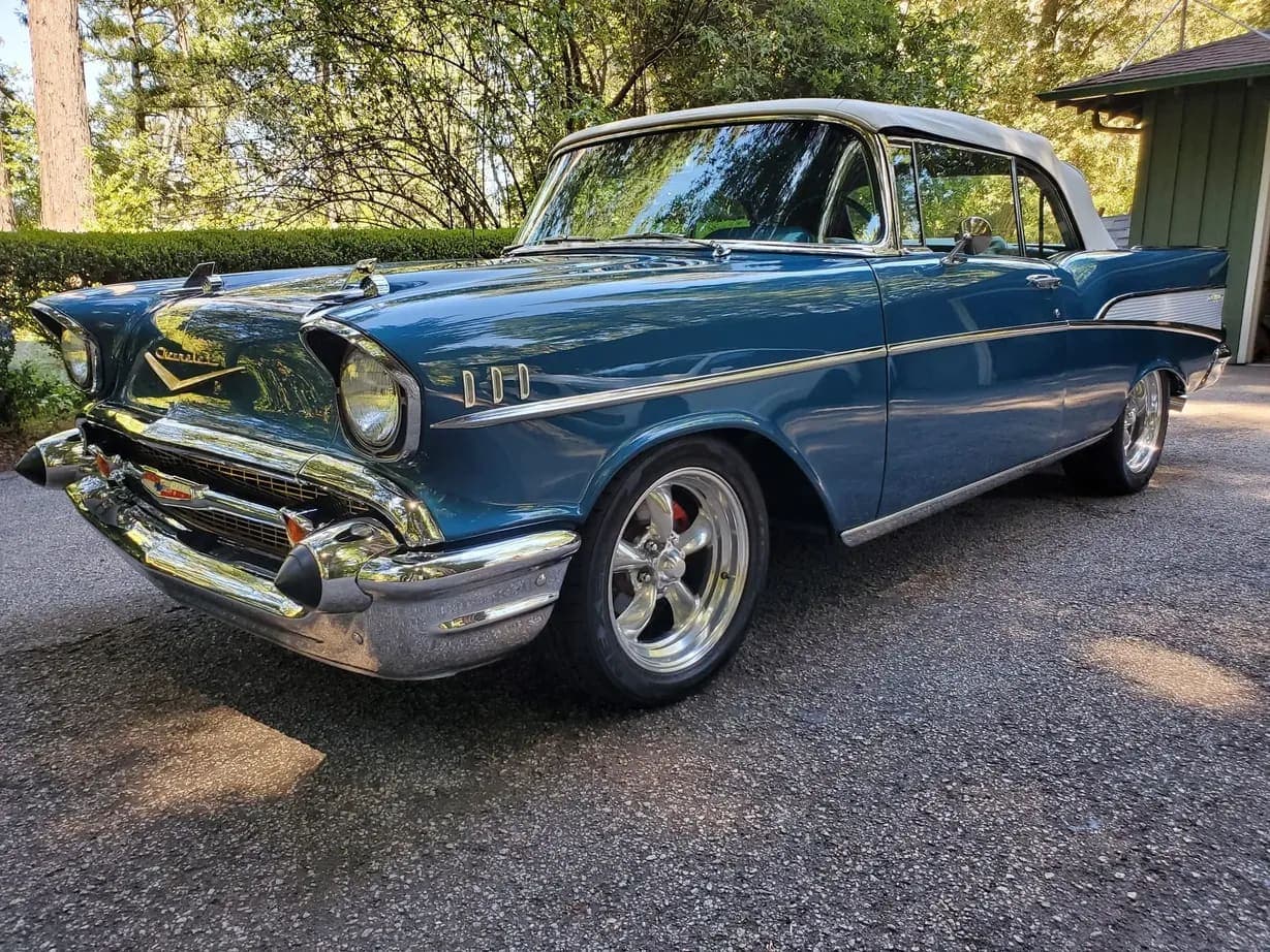 1957 Chevrolet Bel Air Convertible, view