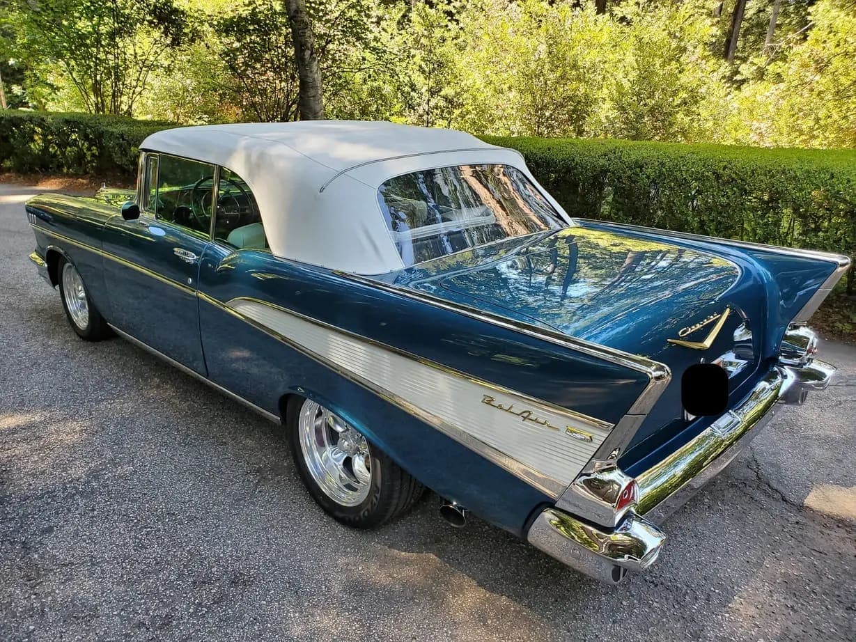 1957 Chevrolet Bel Air Convertible, view