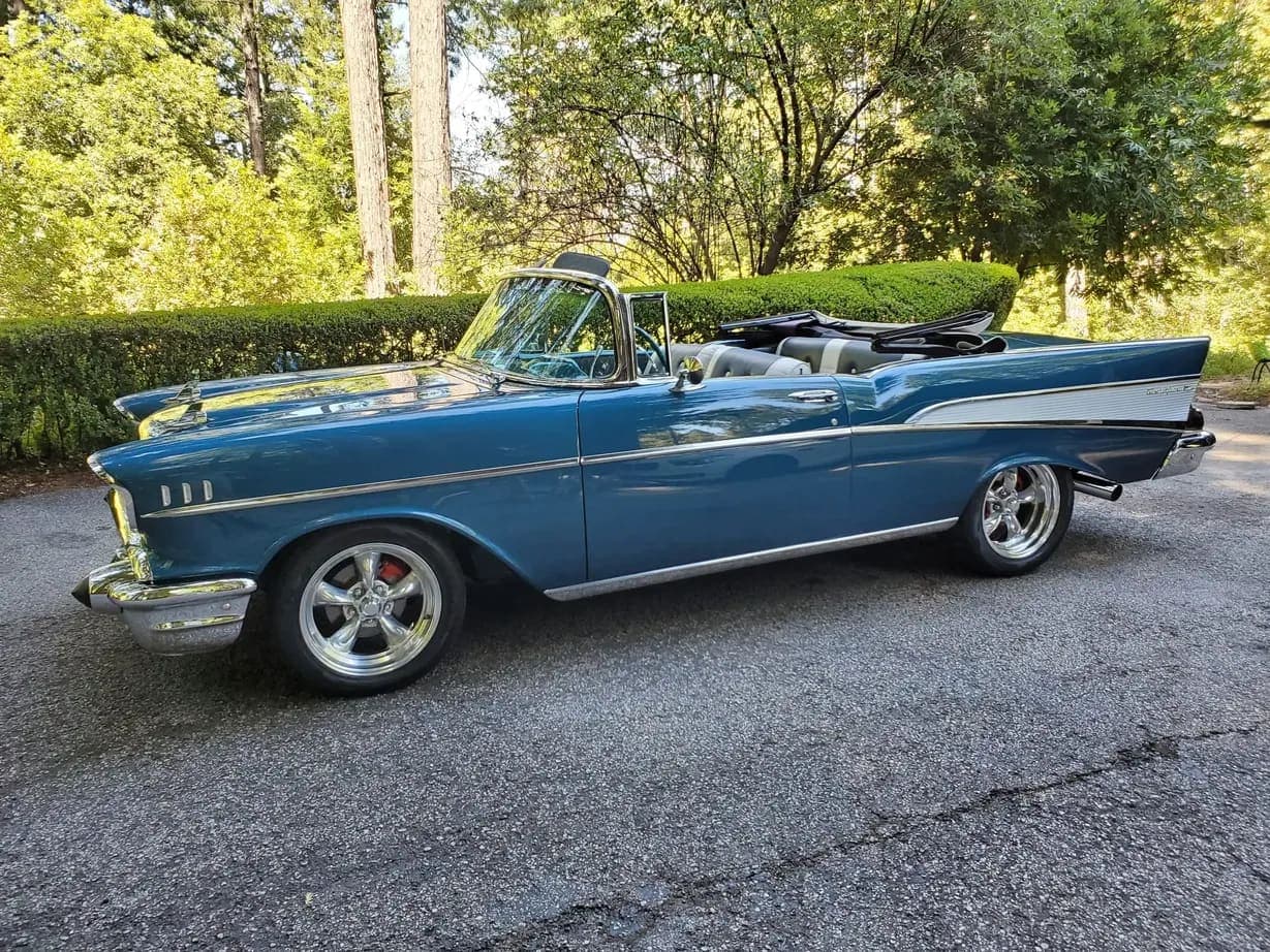 1957 Chevrolet Bel Air Convertible, view