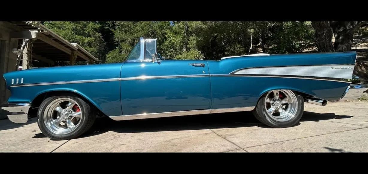 1957 Chevrolet Bel Air Convertible, view