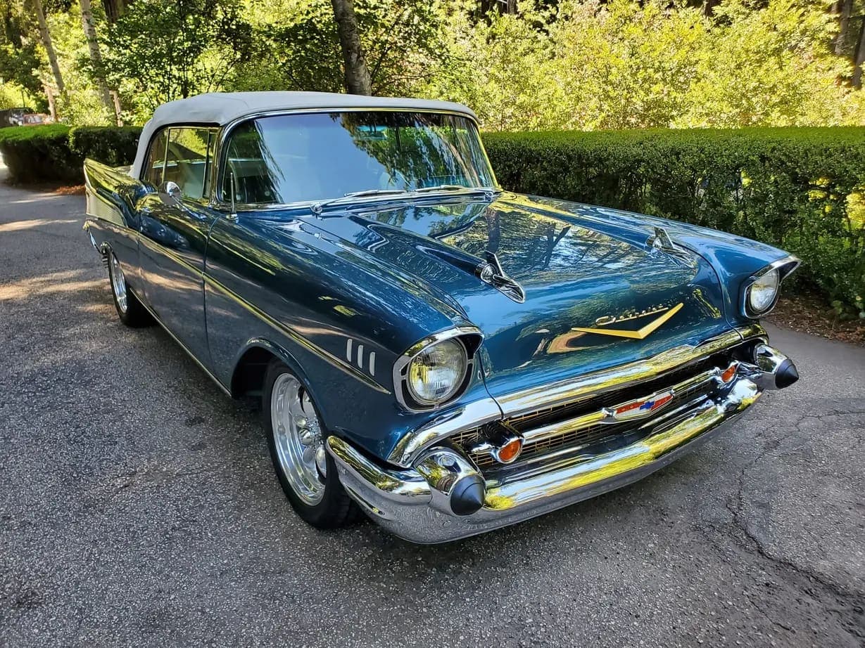 1957 Chevrolet Bel Air Convertible, view