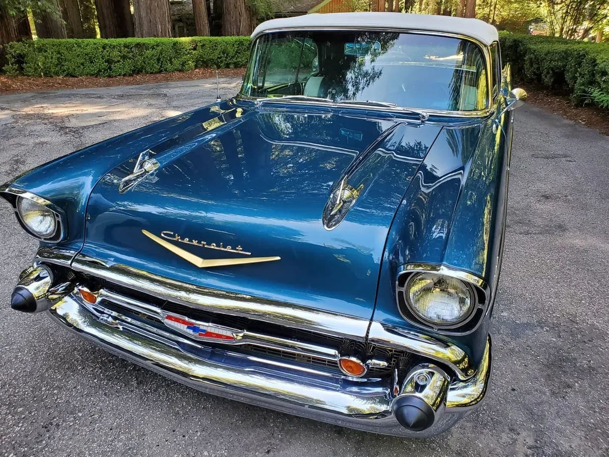 1957 Chevrolet Bel Air Convertible, view