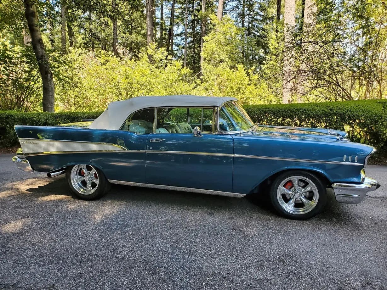 1957 Chevrolet Bel Air Convertible, view