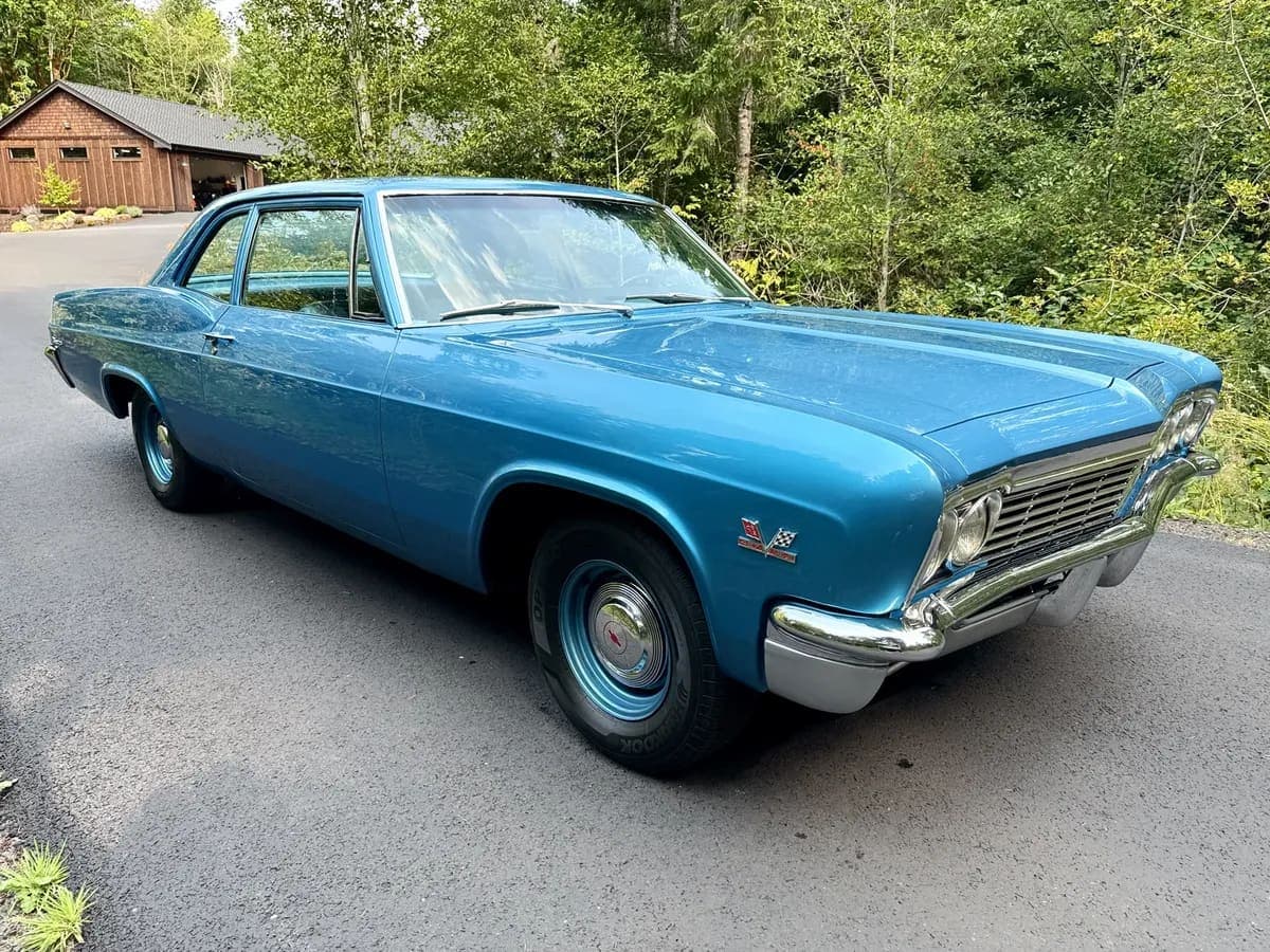 1966 Chevrolet Biscayne 2-Door Sedan 4-Speed, view