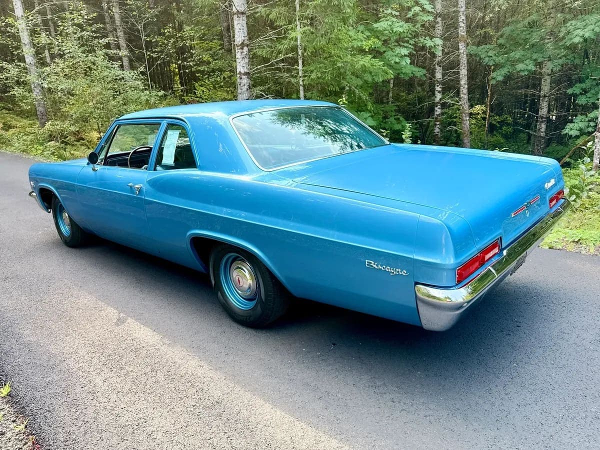 1966 Chevrolet Biscayne 2-Door Sedan 4-Speed, view