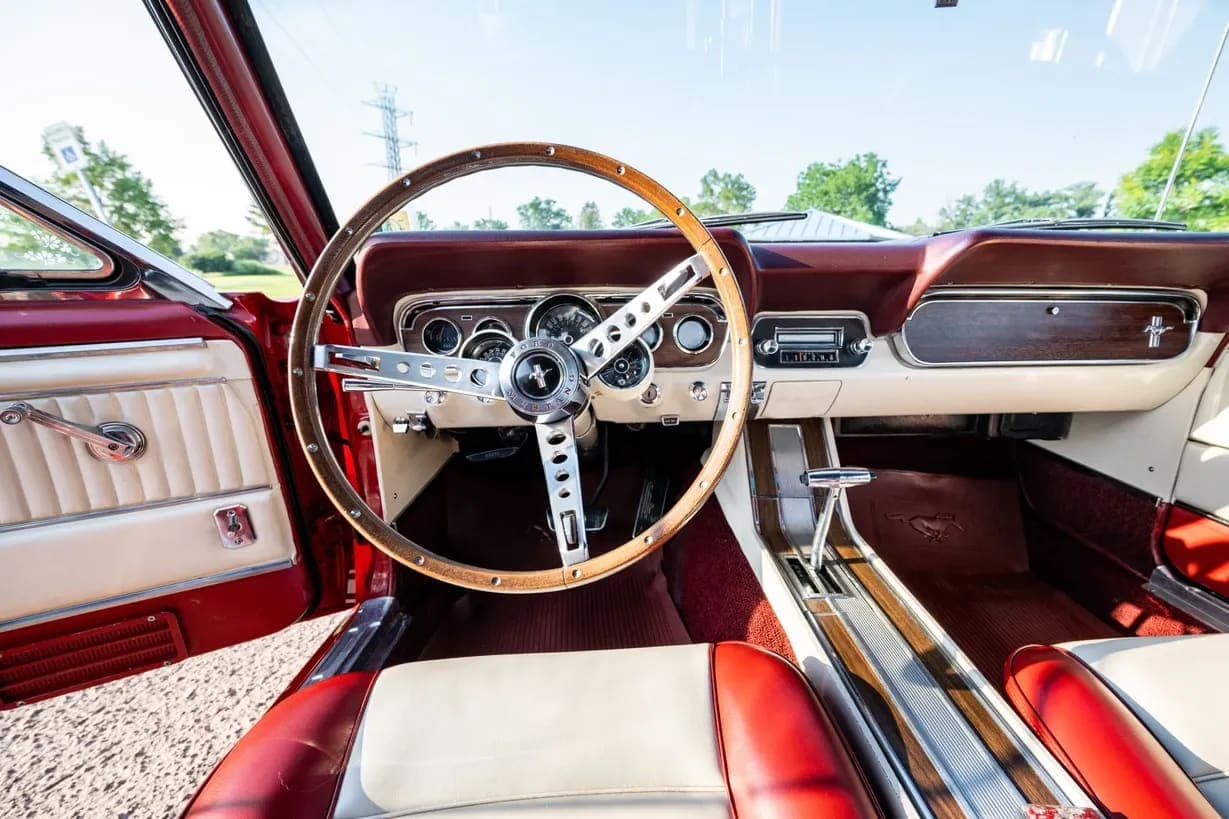 1966 Ford Mustang GT Convertible A-Code 289, view
