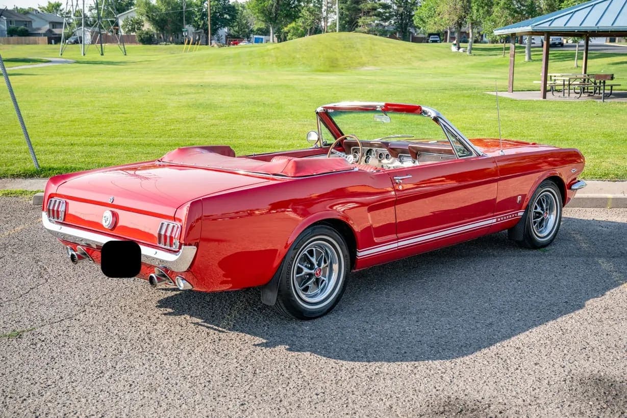 1966 Ford Mustang GT Convertible A-Code 289, view