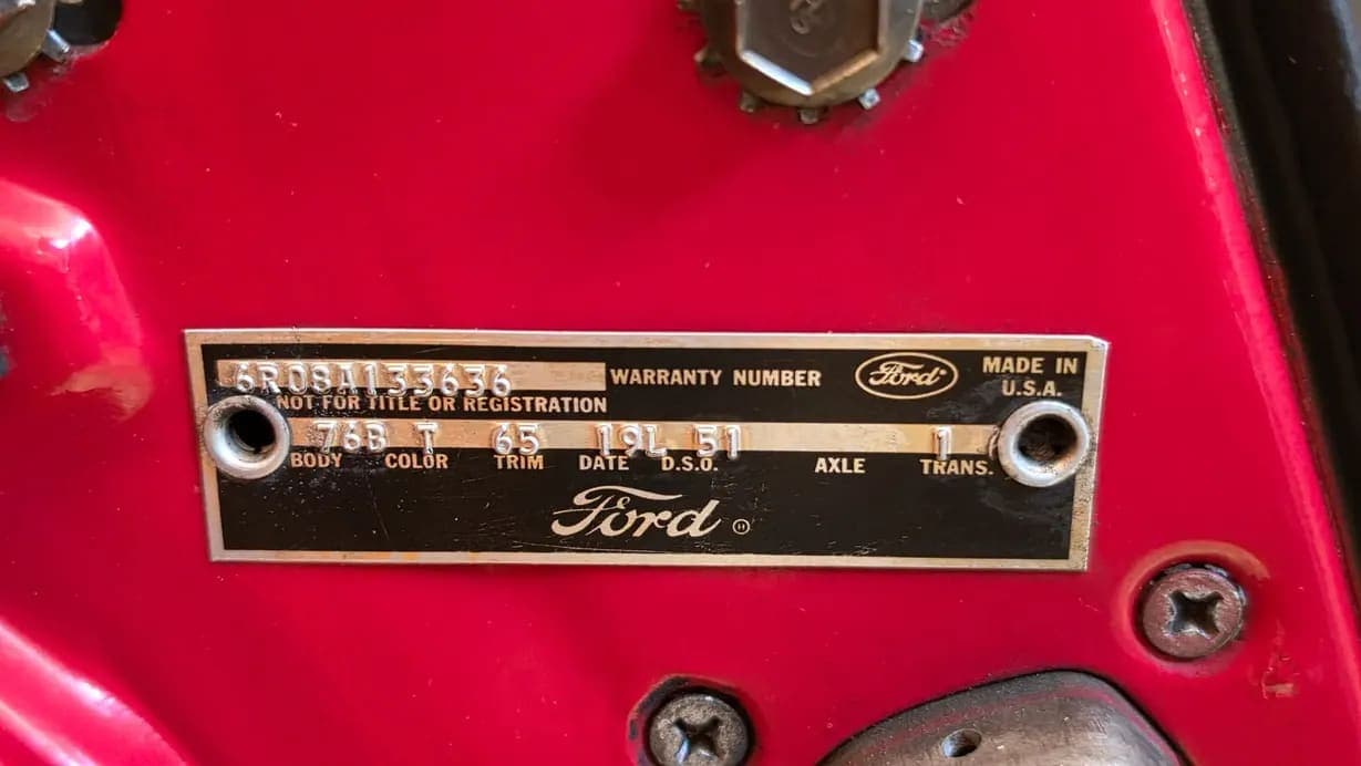 1966 Ford Mustang GT Convertible A-Code 289, view