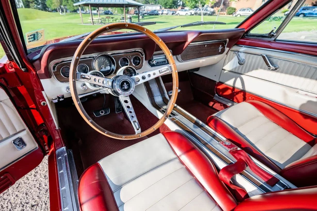 1966 Ford Mustang GT Convertible A-Code 289, view