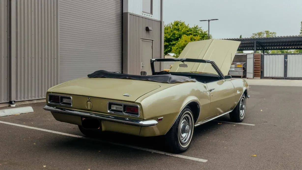 1968 Chevrolet Camaro Convertible 327, view