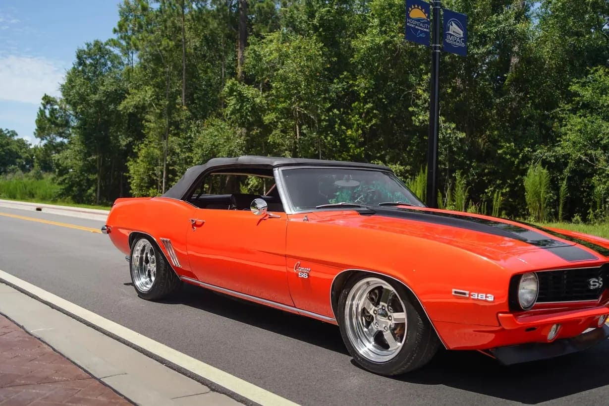 1969 Chevrolet Camaro Convertible 383 Power, view