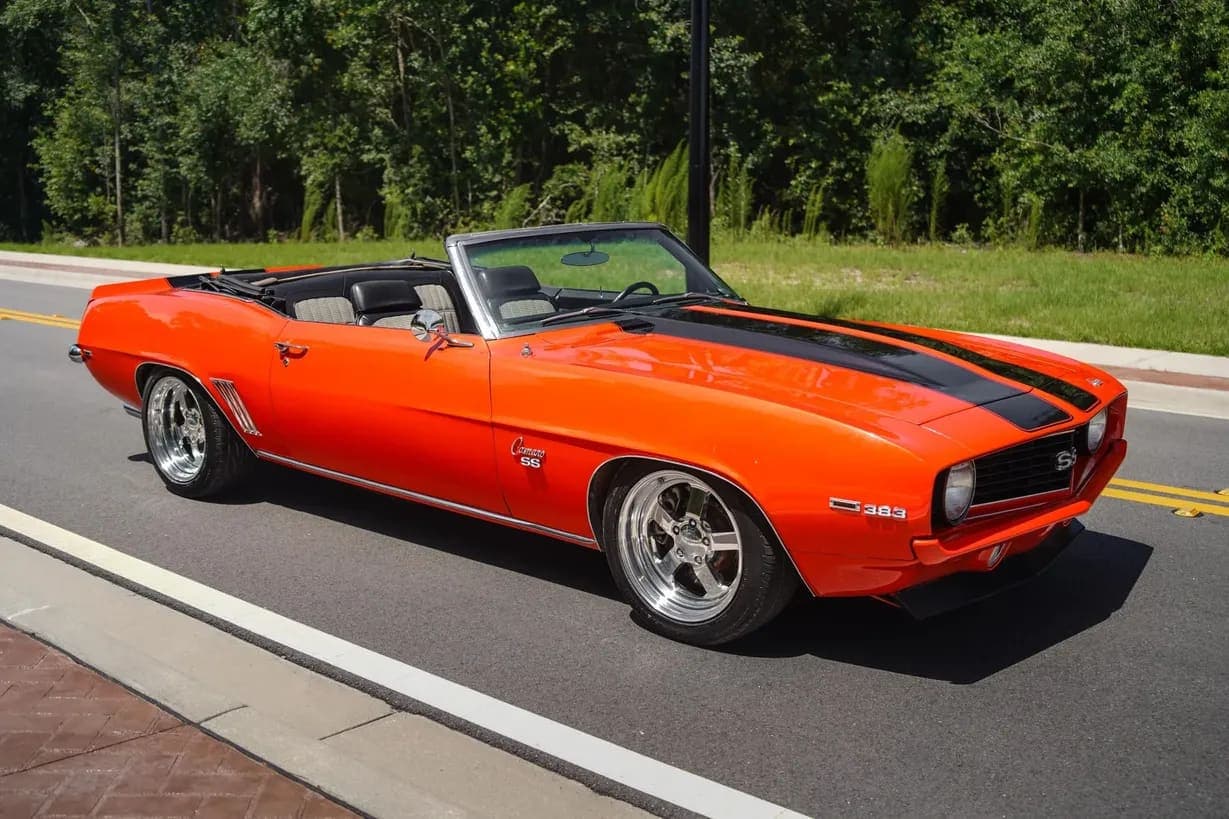 1969 Chevrolet Camaro Convertible 383 Power, view