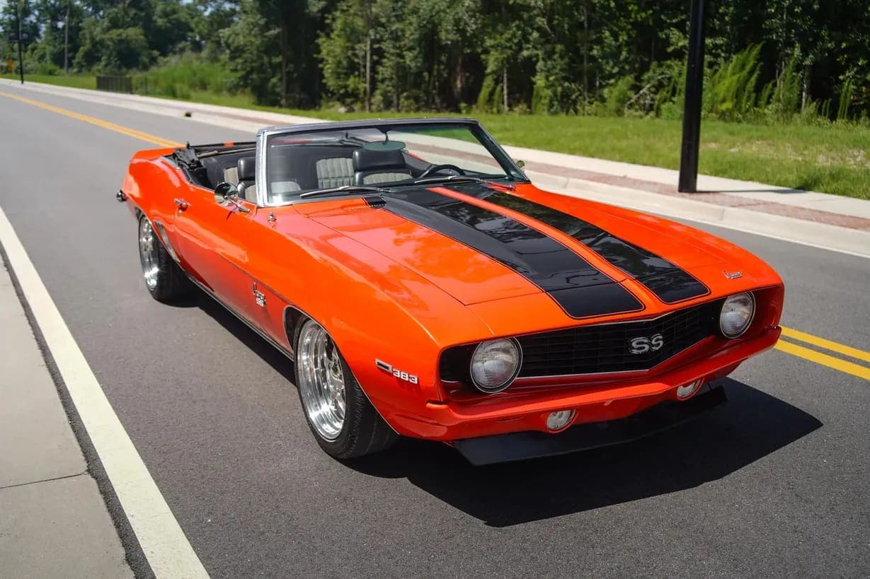 1969 Chevrolet Camaro Convertible 383 Power, view