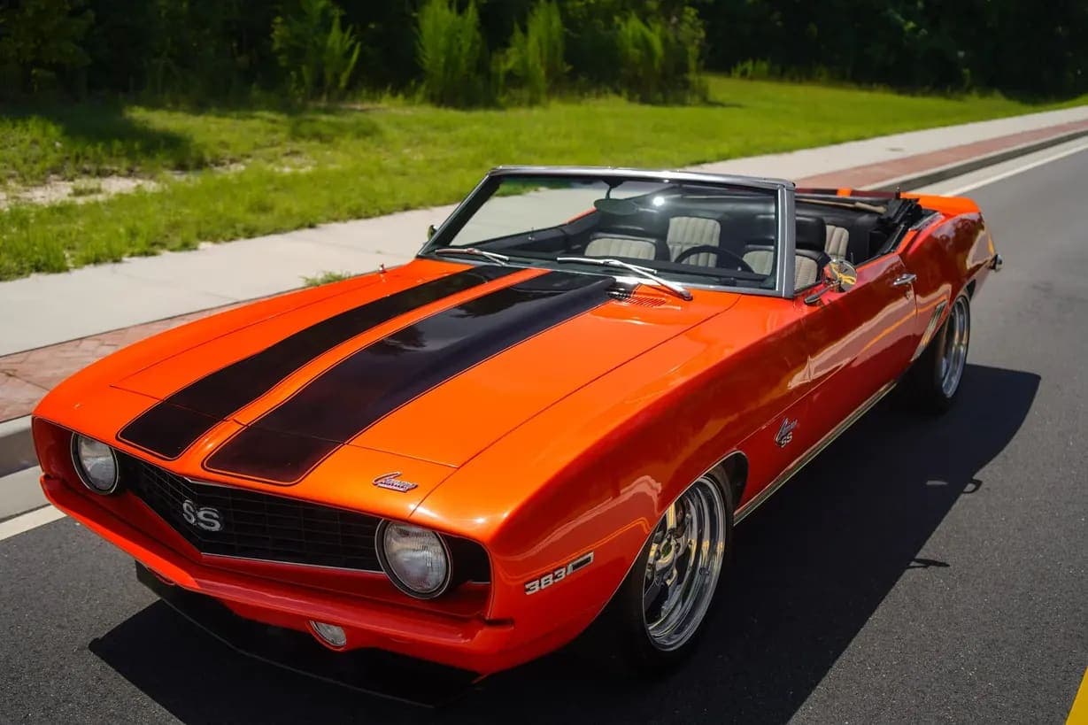 1969 Chevrolet Camaro Convertible 383 Power, view