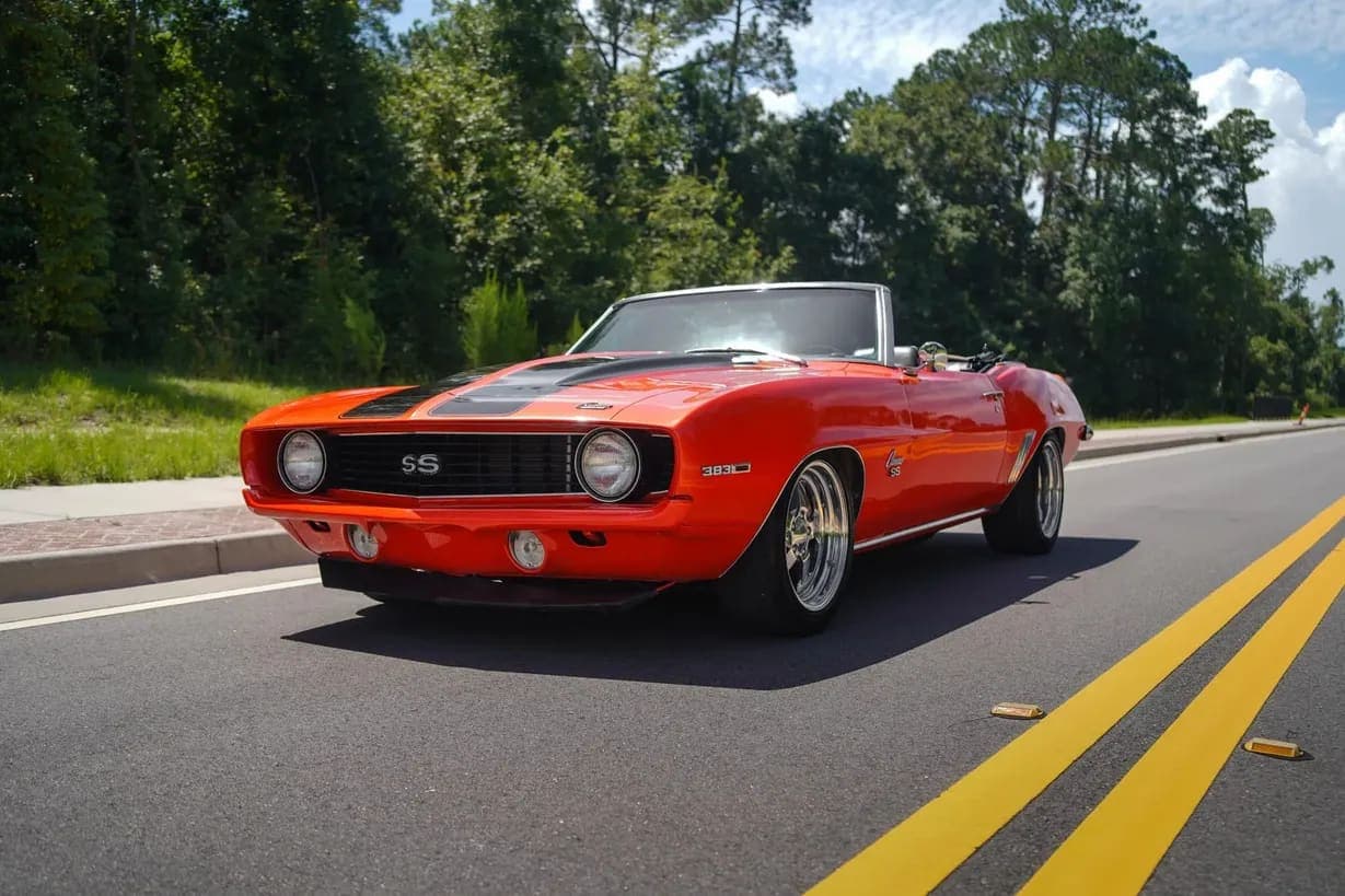 1969 Chevrolet Camaro Convertible 383 Power, view