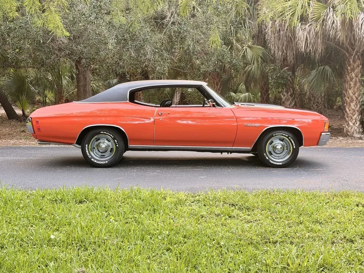 1972 Chevrolet Chevelle Malibu Sport Coupe, view