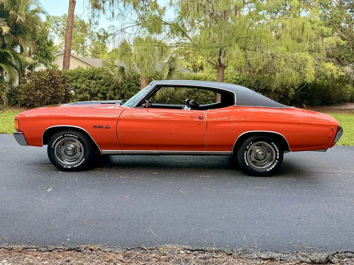1972 Chevrolet Chevelle Malibu Sport Coupe, view